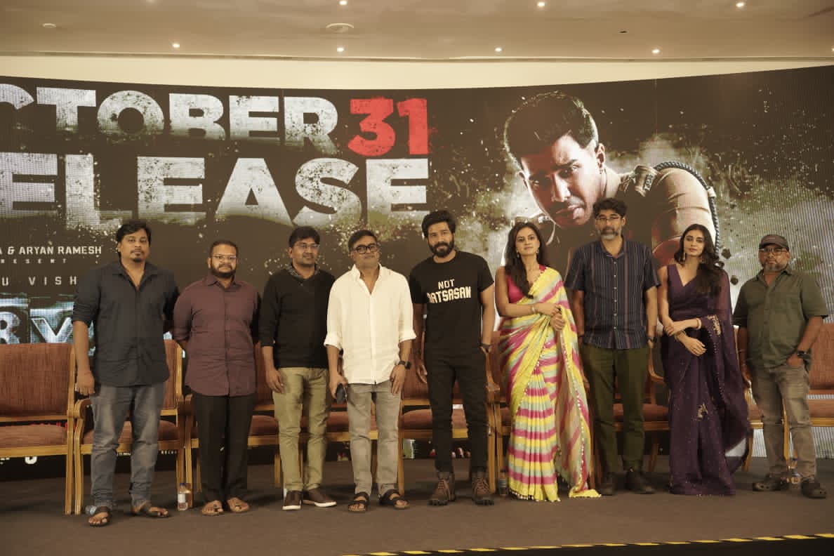 விஷ்ணு விஷால் தயாரிப்பில் உருவாகியுள்ள “ஆர்யன்” படத்தின் முன் வெளியீட்டு விழா !