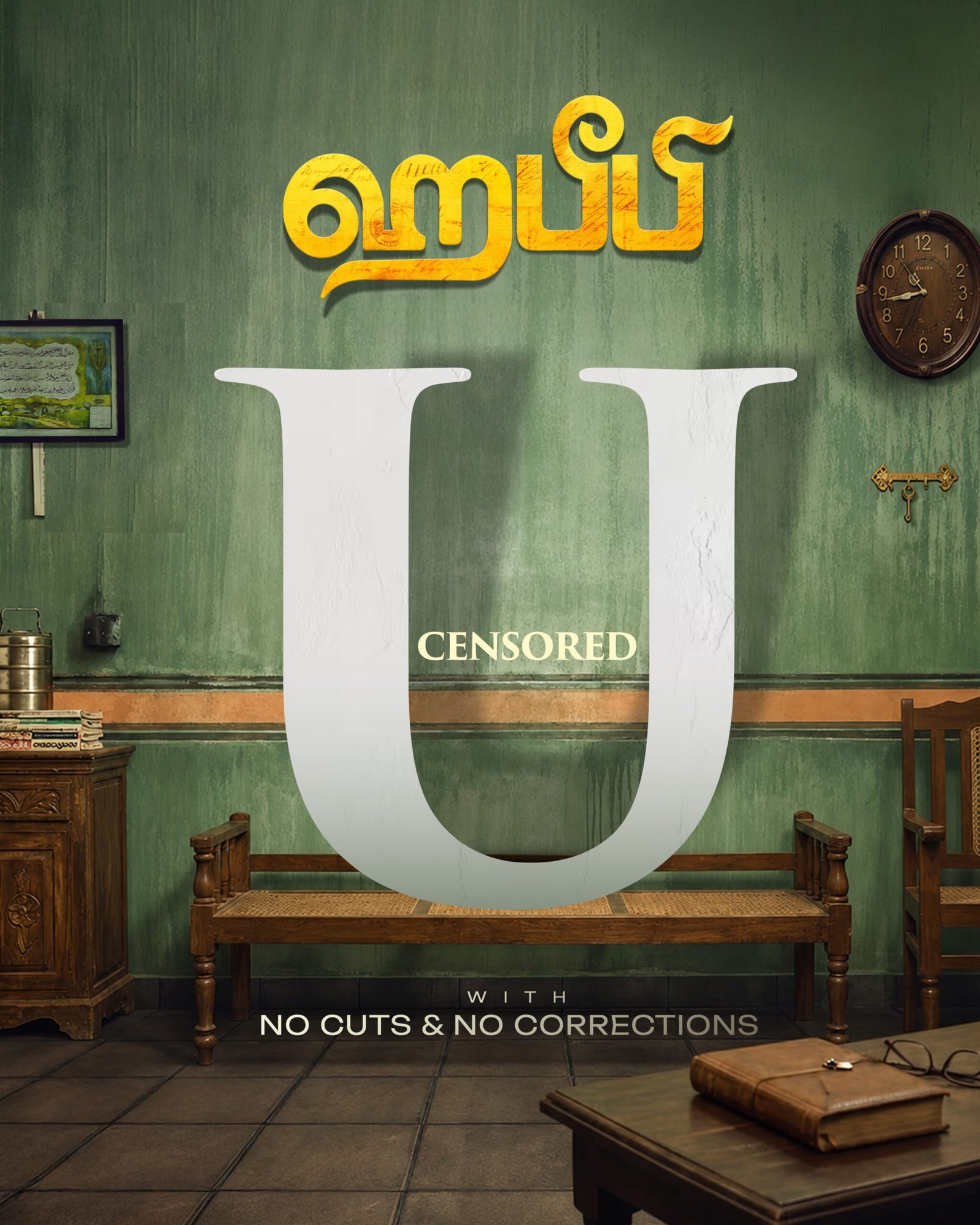 மீரா கதிரவன் இயக்கத்தில் உருவாகியுள்ள “ஹபீபி” படத்திற்கு யூ சான்றிதழ் !